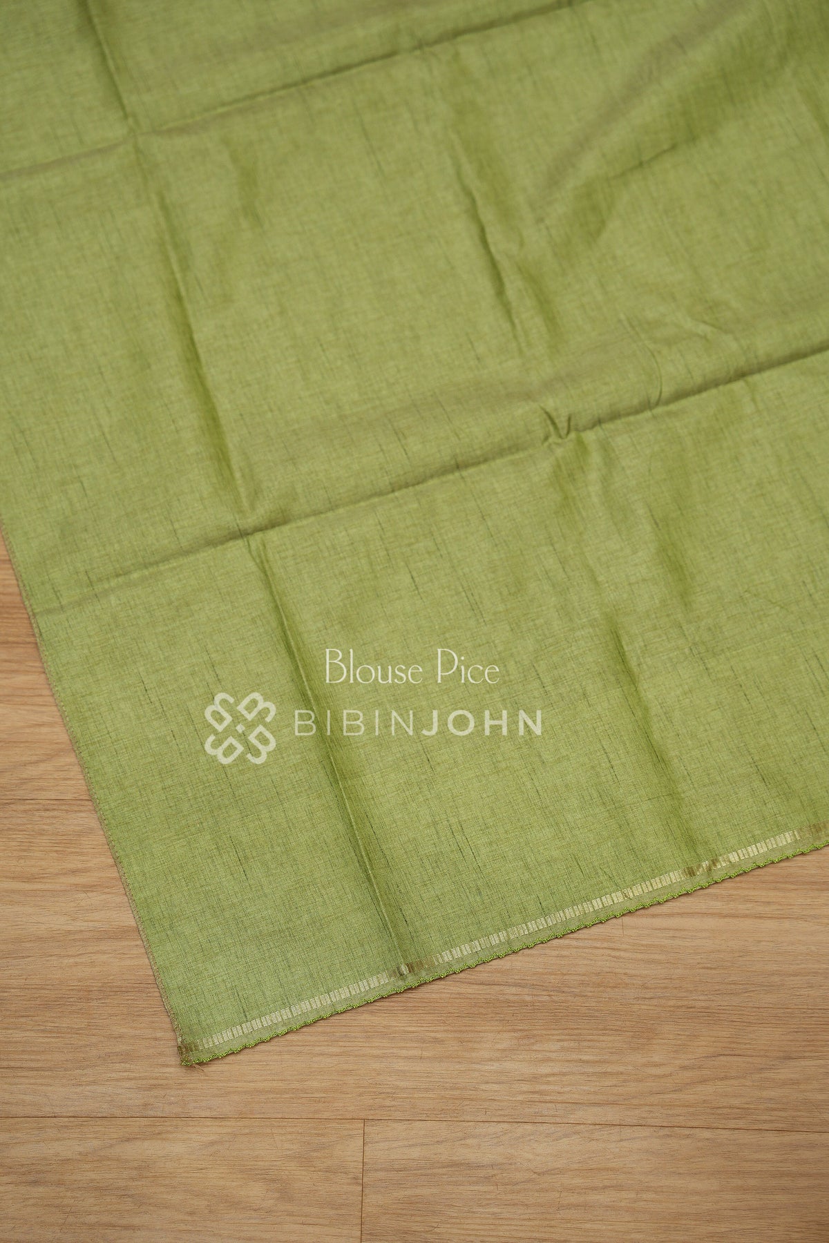 Semi Tussar Weaving Saree For Women Pista Green BJ2546