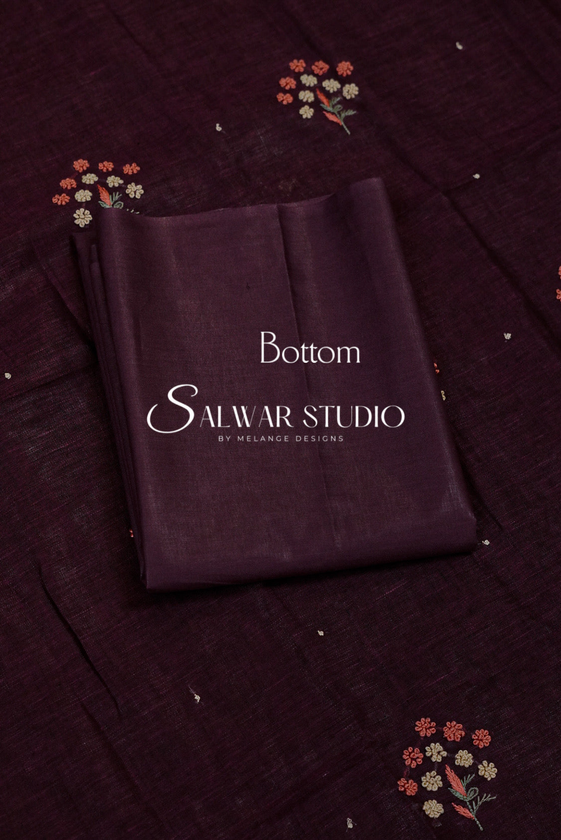Linen Embroidery Unstitched Salwar Suits AC0062