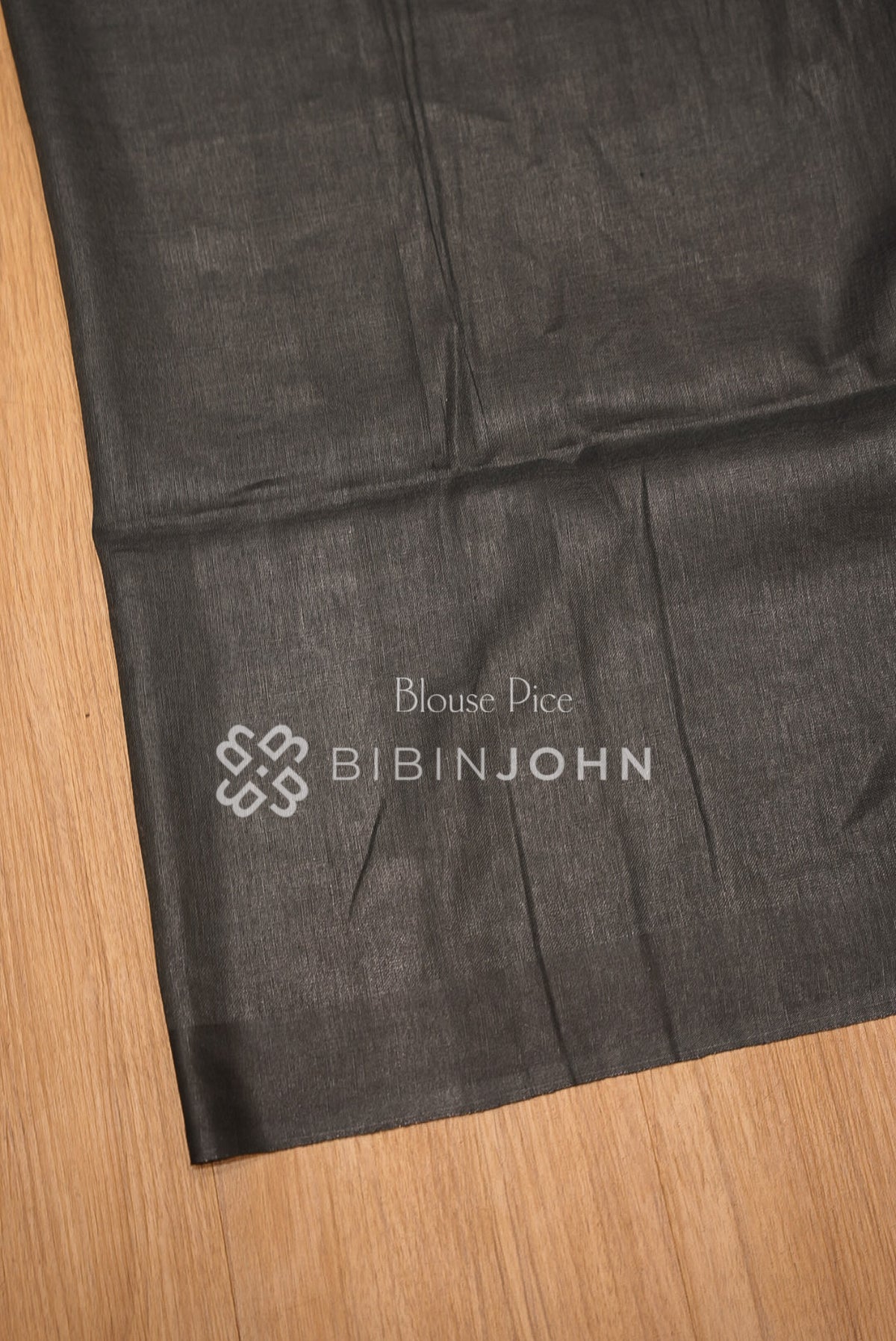 Linen Saree For Women Black BJ1652