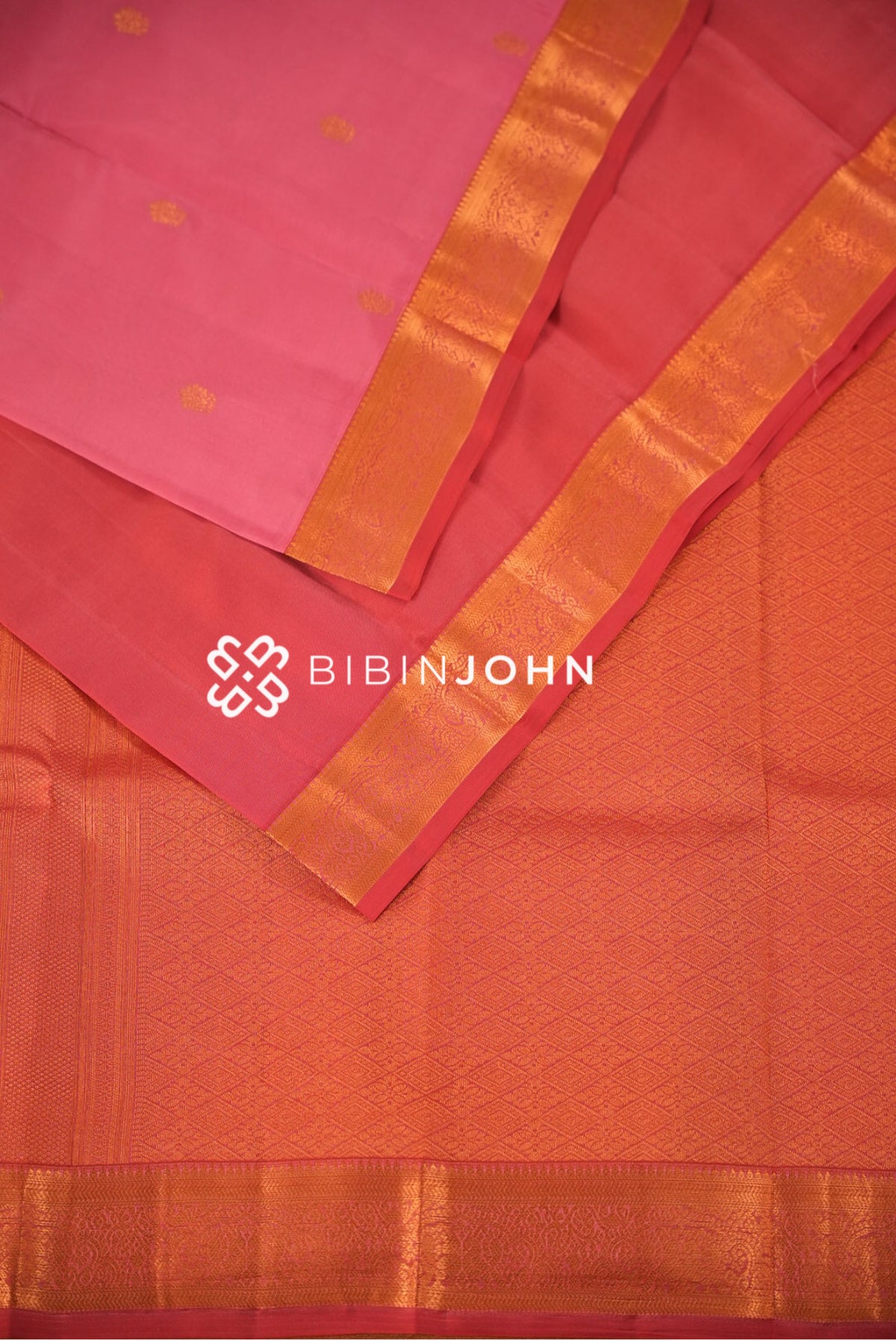 Silk Saree For Women Bright Rose Pink BJ2407