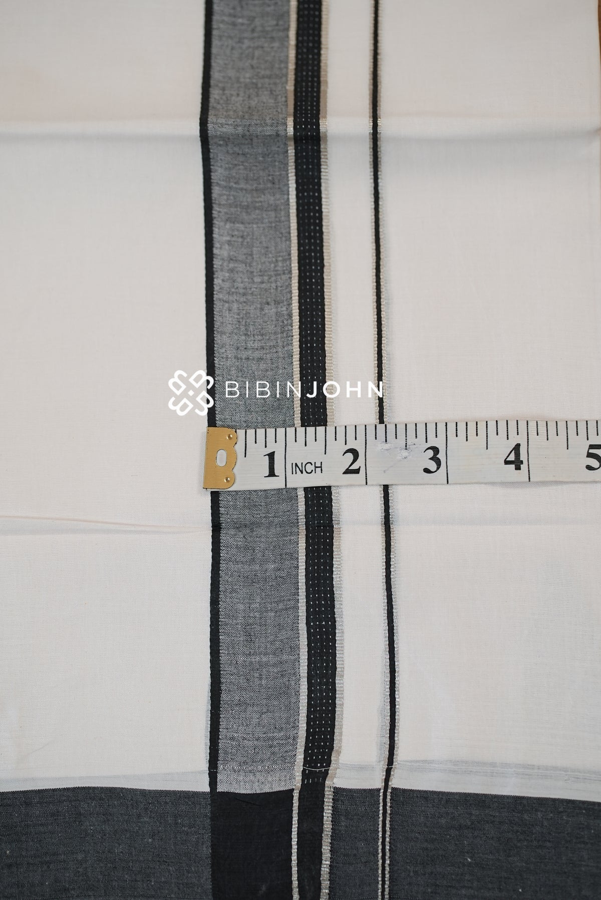 Cotton Dhoti For Men White BJ2338