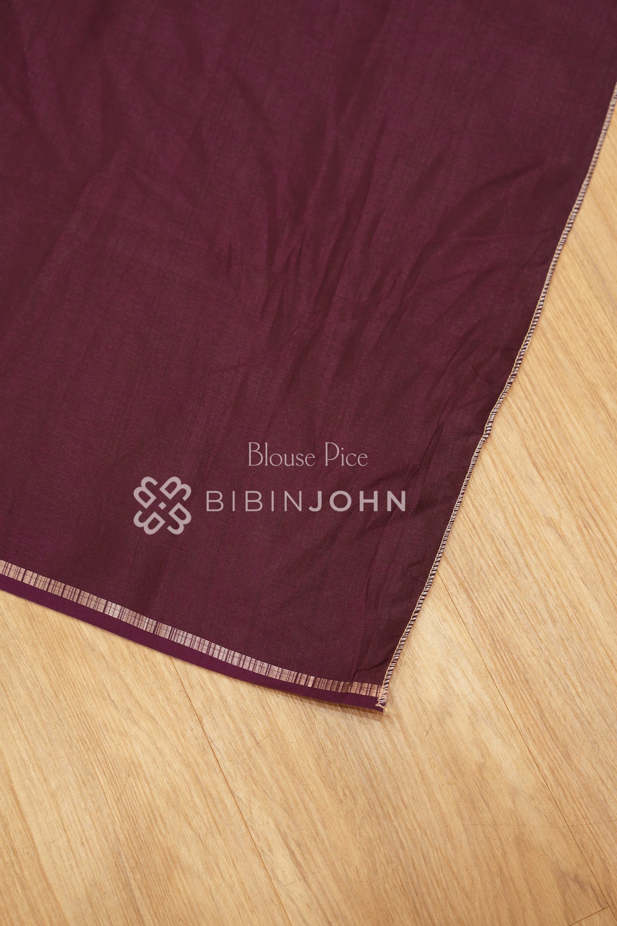 Semi Tussar Weaving Saree For Women Deep Plum Purple BJ2327