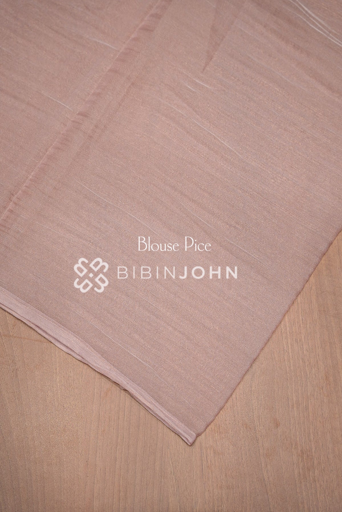 Tissue Organza Embroidery Saree Dusty Blush Pink BJ0941