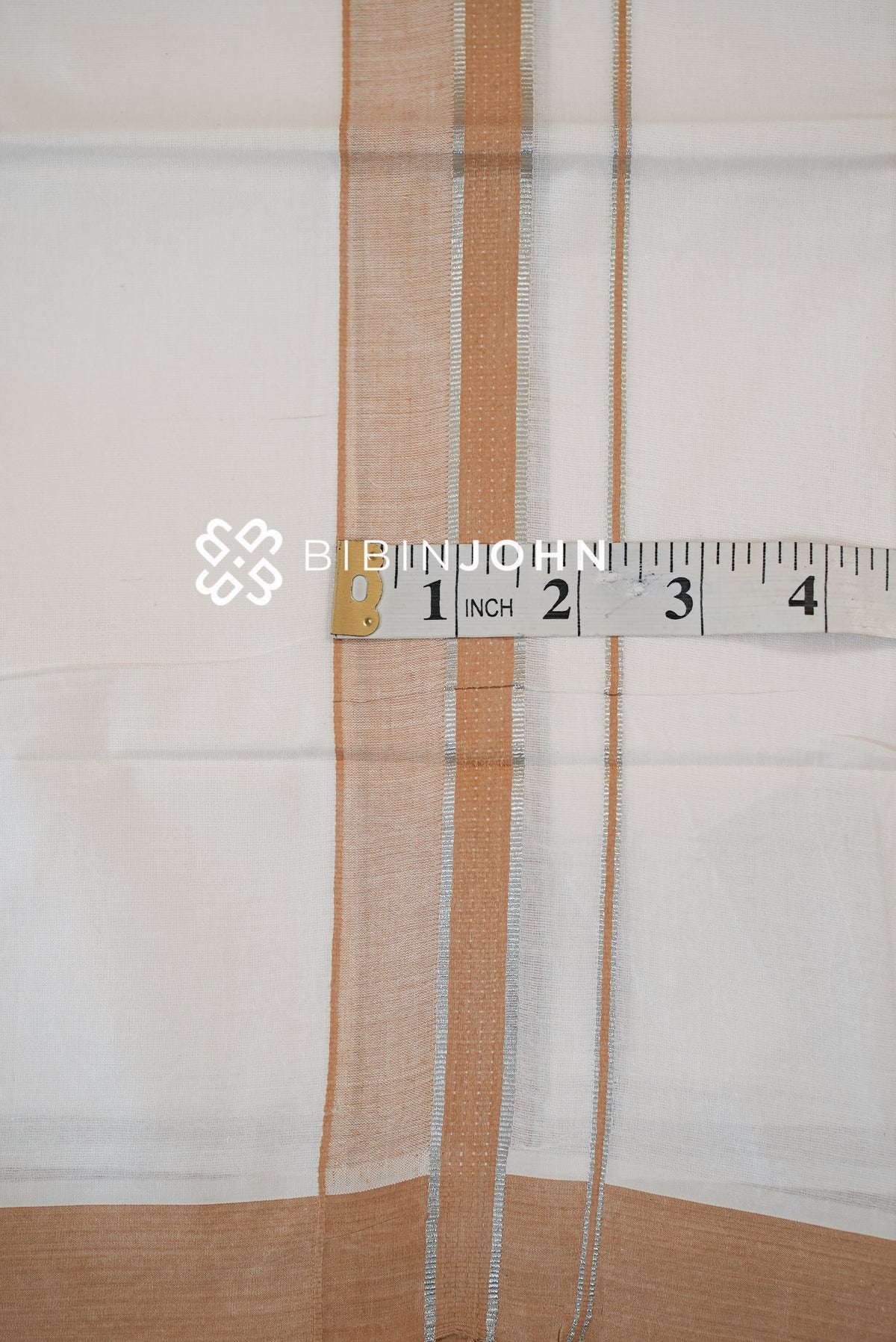 Cotton Dhoti For Men White BJ2336