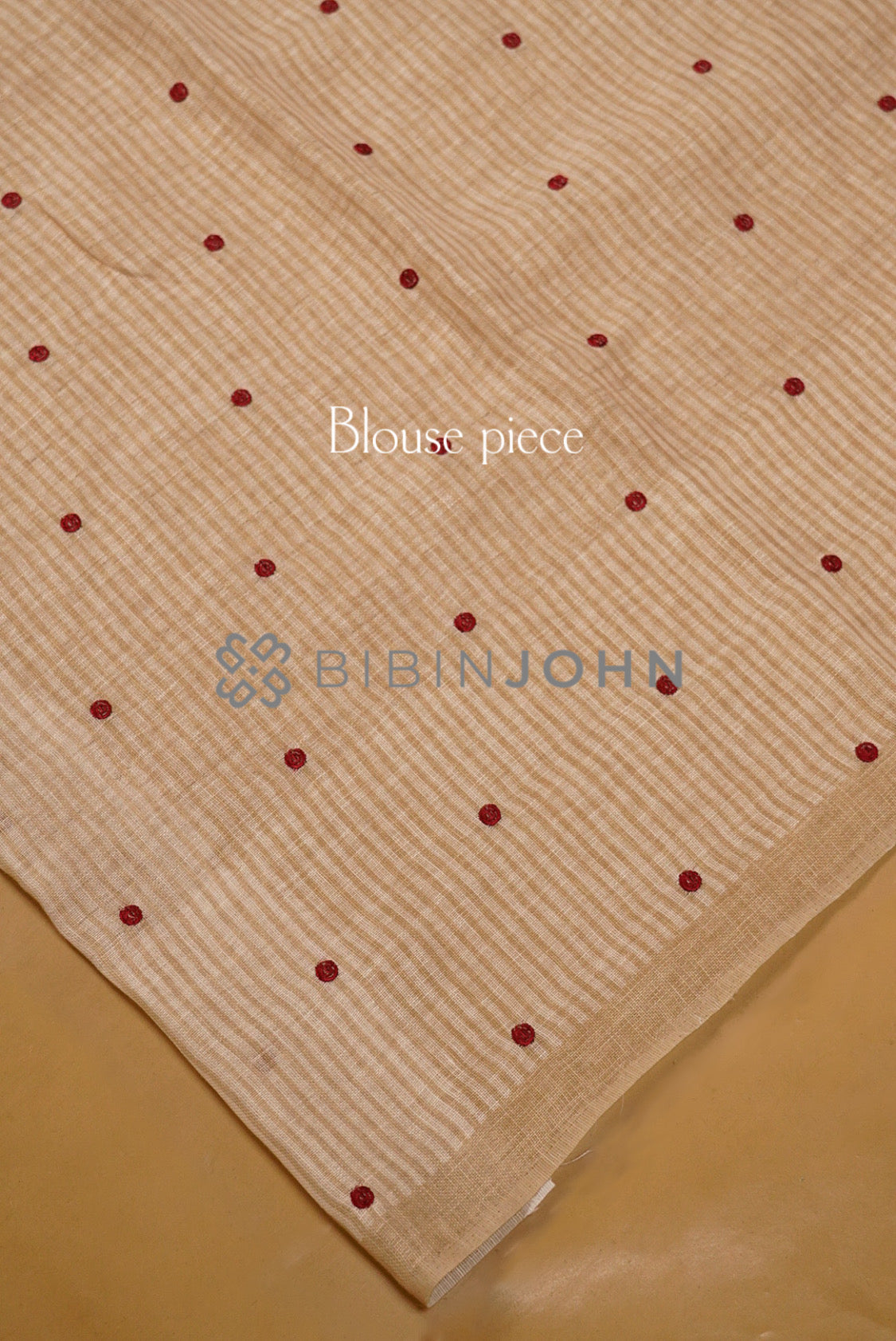 Art Linen Embroidery Saree For Women Blouse Piece.