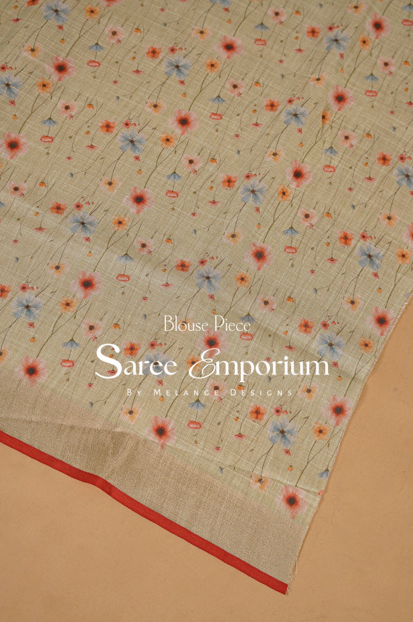 Tissue Embroidery Saree MDS0084