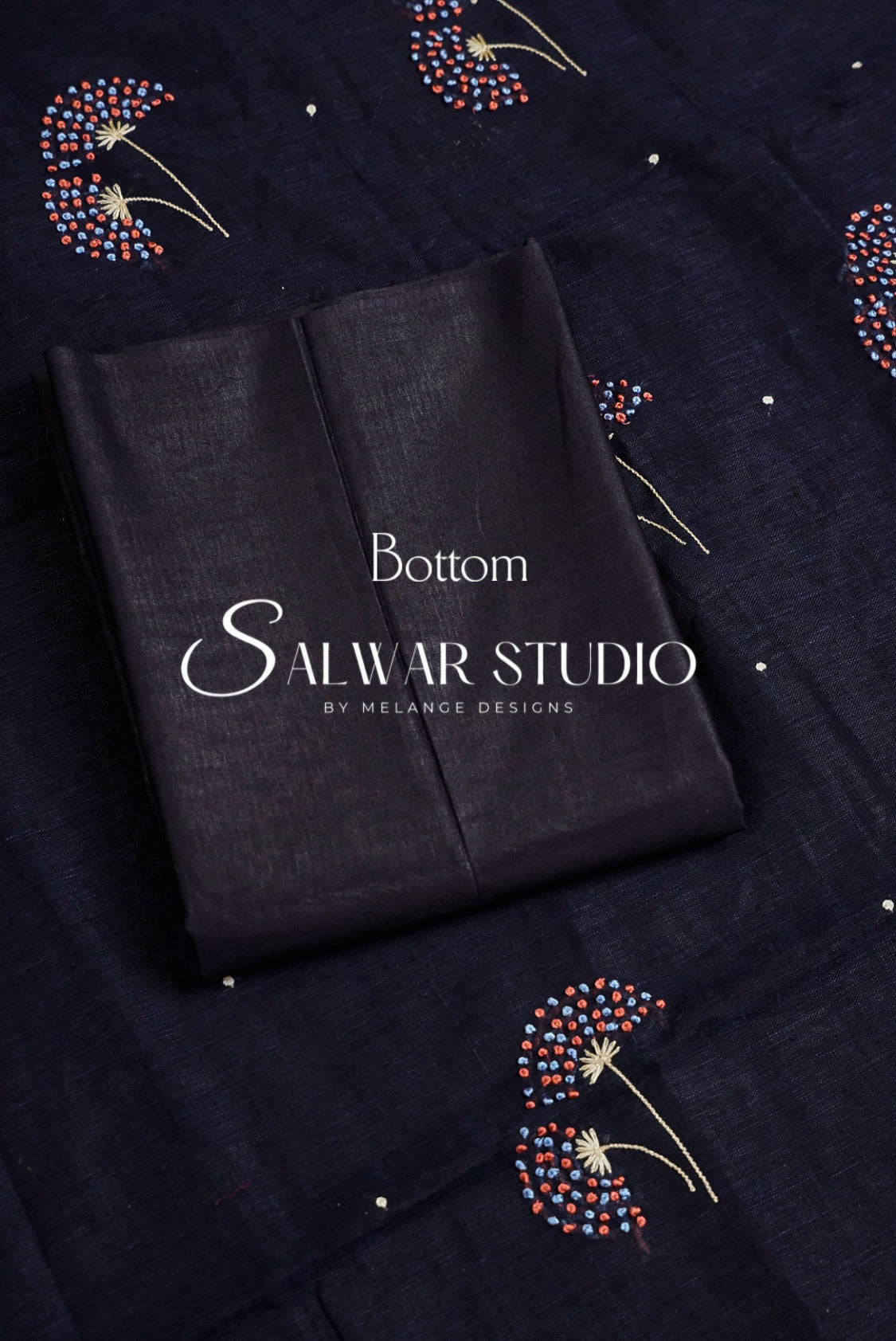Linen Embroidery Unstitched Salwar Suits AC0056