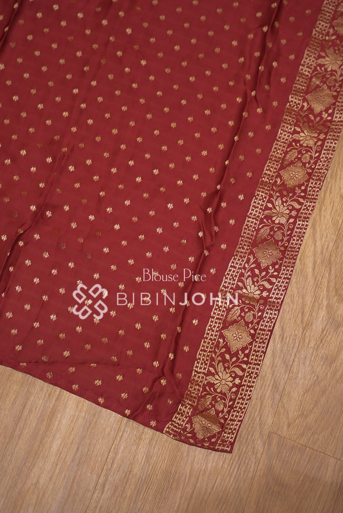 Banarasi Modal Silk Saree For Women Maroon BJ1428