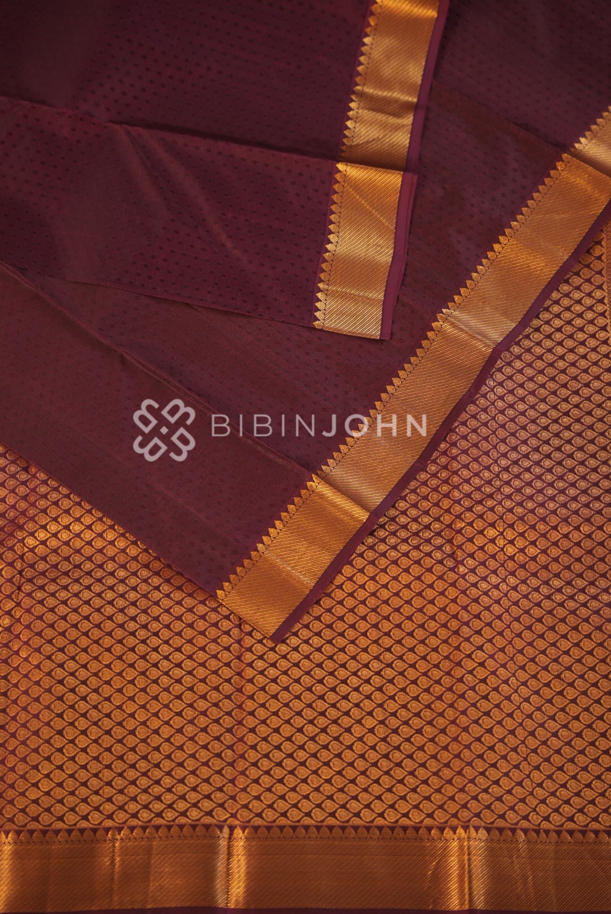Silk Saree For Women Deep Wine Maroon BJ2102