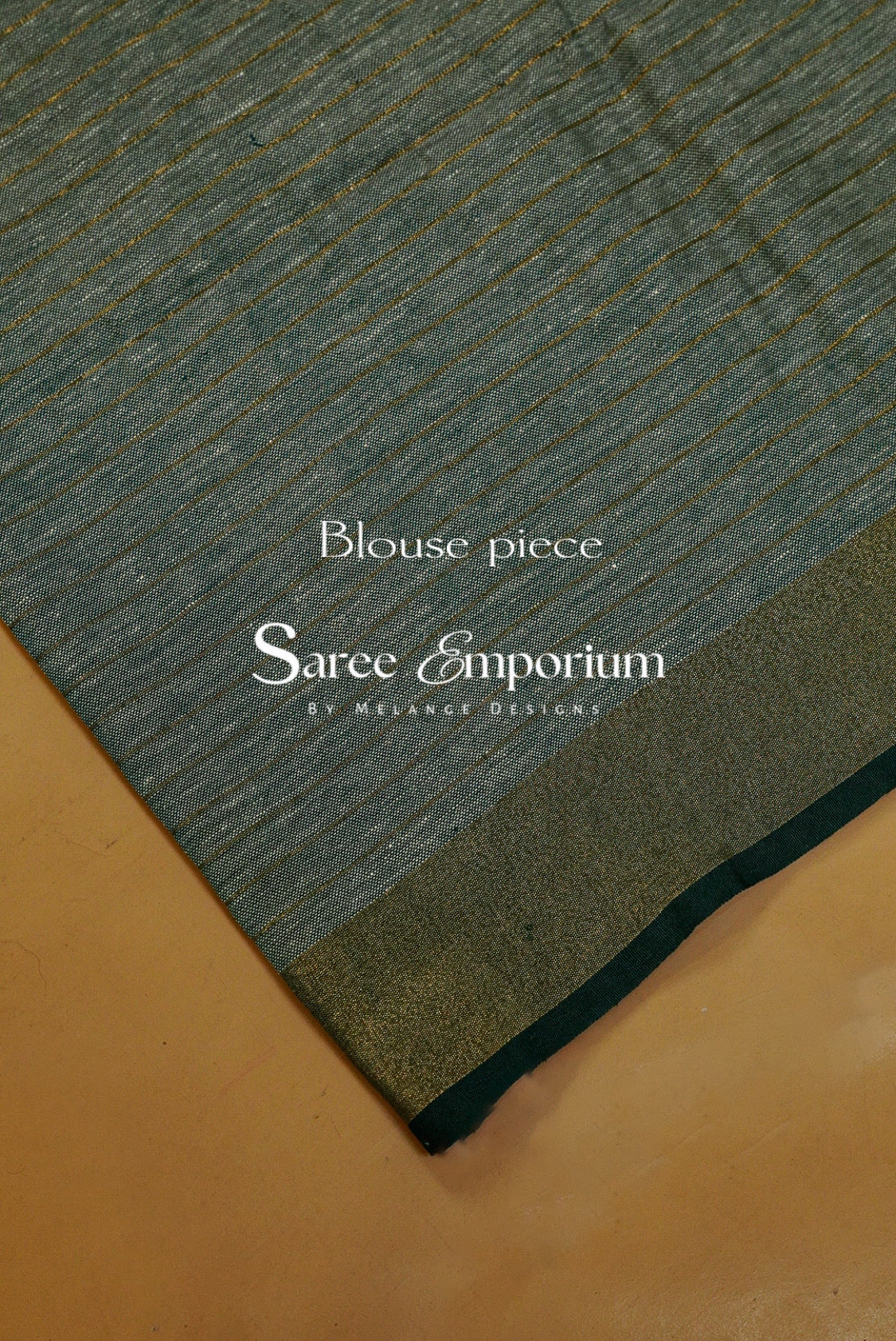 Linen Check Saree For Women MDS0263