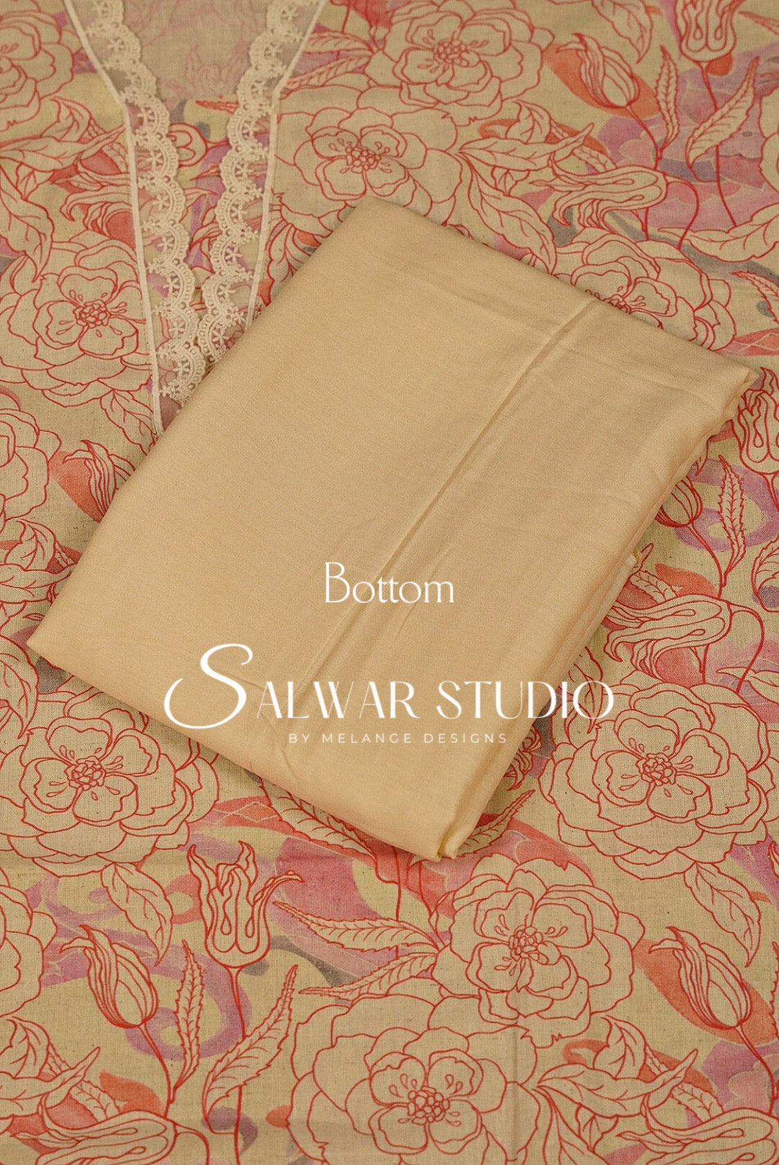 Cotton Linen Semi-Stitched Salwar Suit Dress Material Off White AC0267