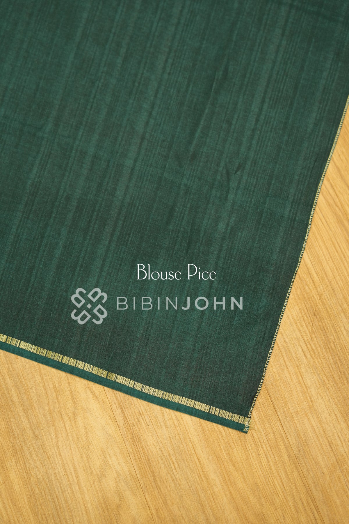 Semi Tussar Weaving Saree For Women Deep Bottle Green BJ2333