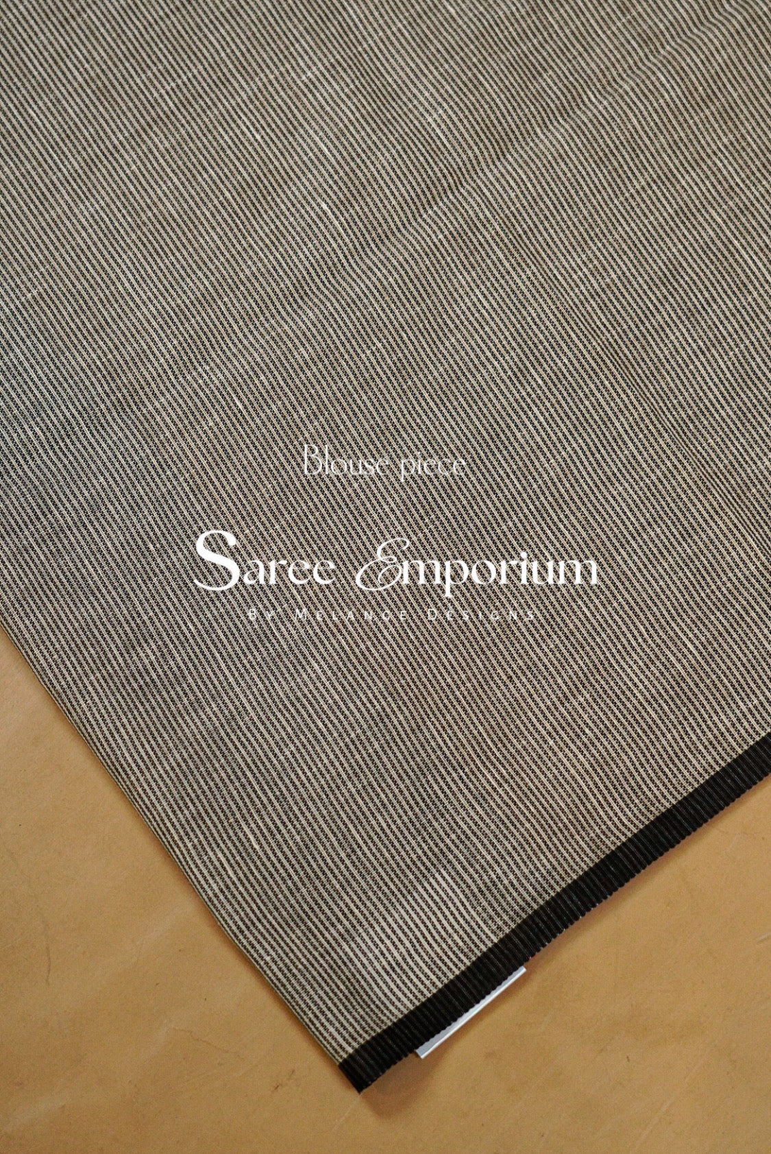 Linen Embroidery Saree MDS0213