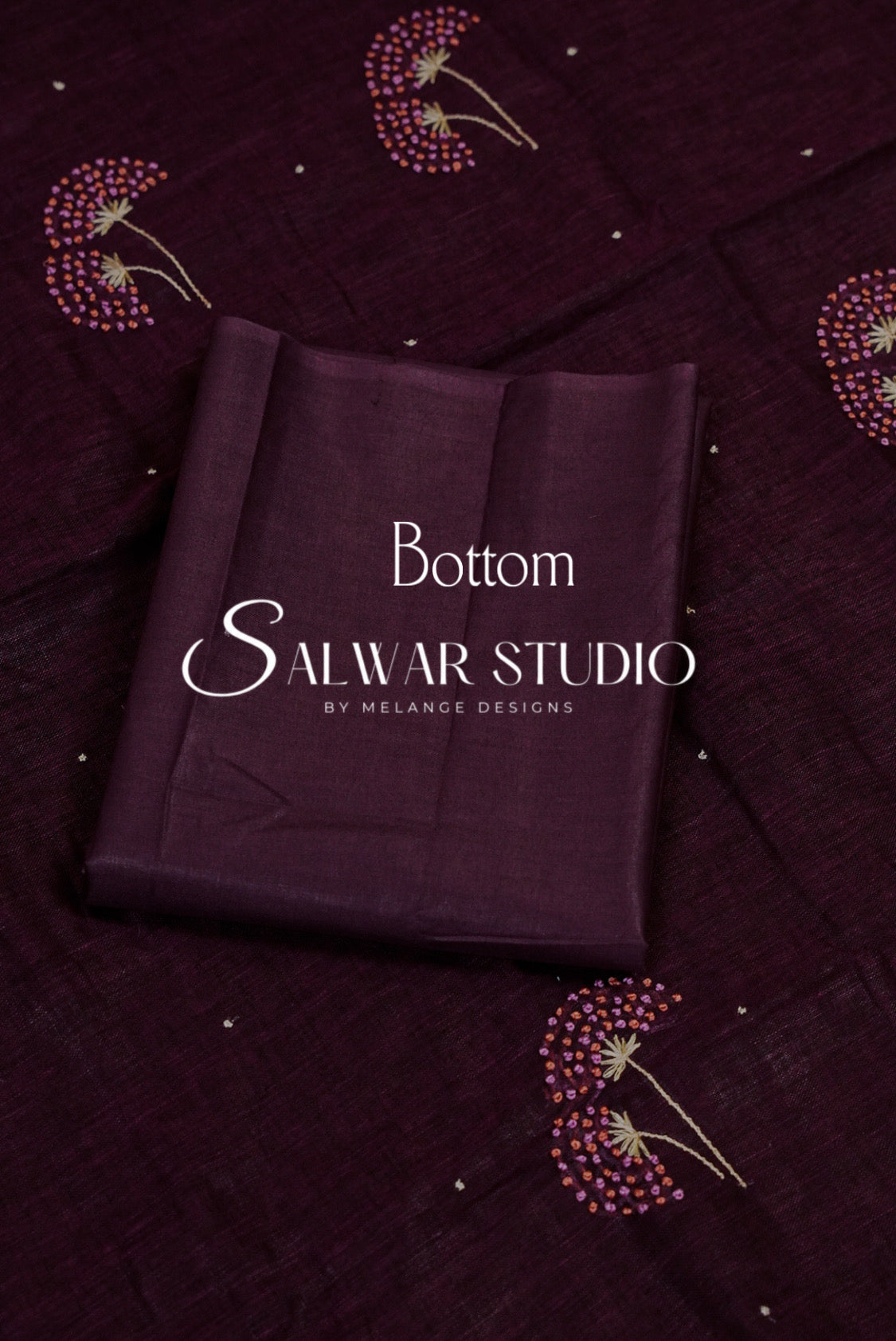 Linen Embroidery Unstitched Salwar Suits AC0058