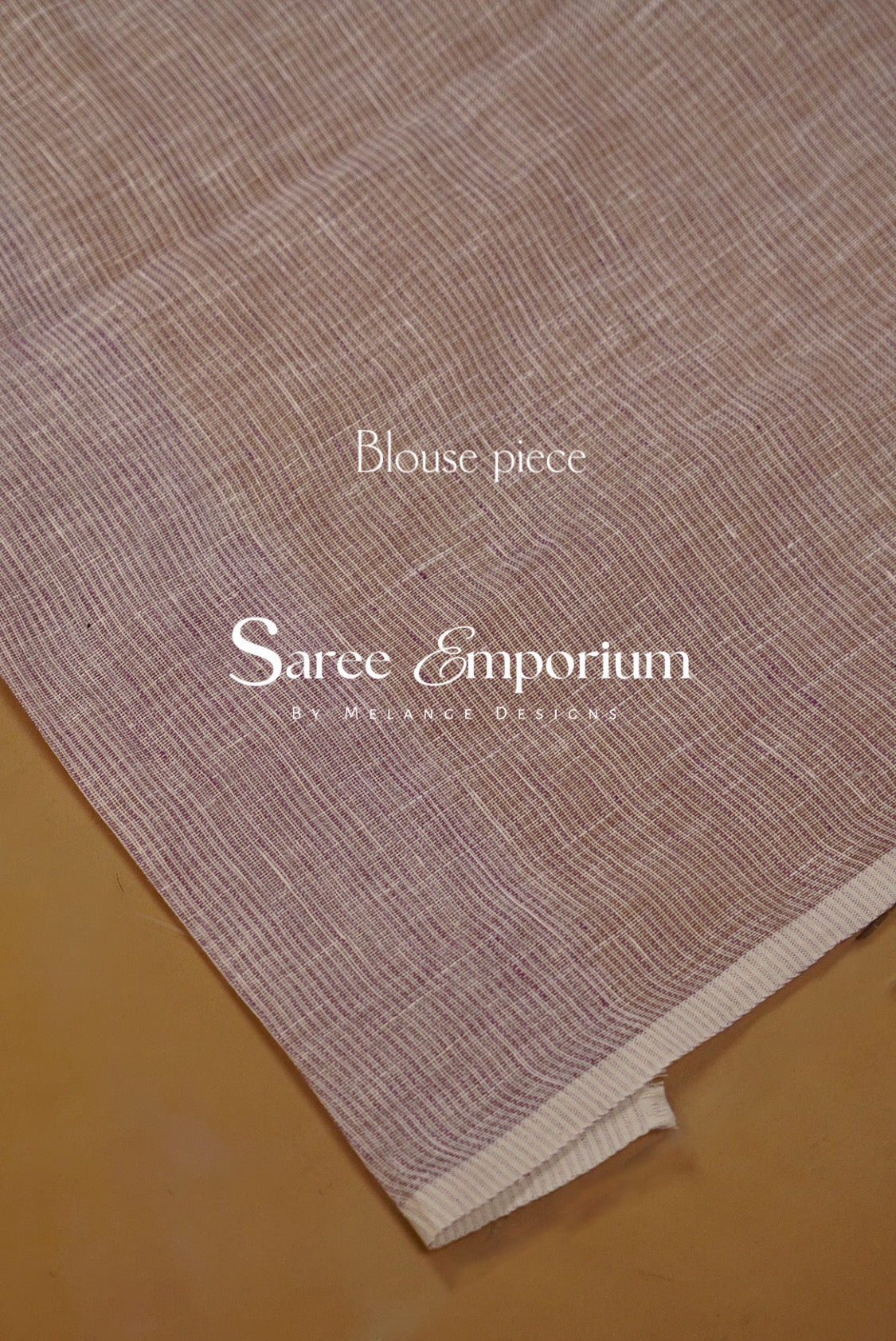 Linen Embroidery Saree For Women Off White Blouse Piece.