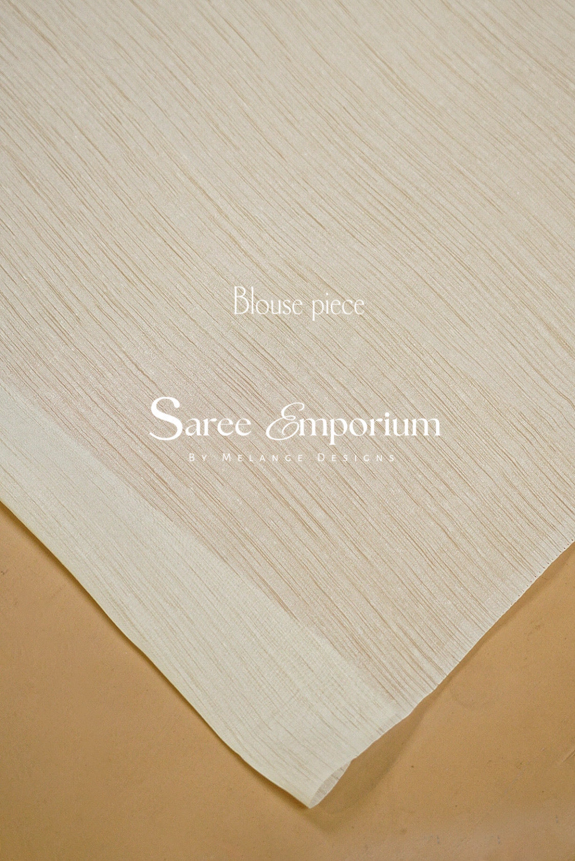 Silk Embroidery Saree For Women Ivory & Peach