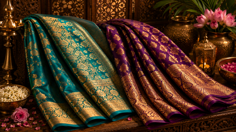 Banarasi vs Kanjivaram Sarees — Differences, Origins & How to Choose