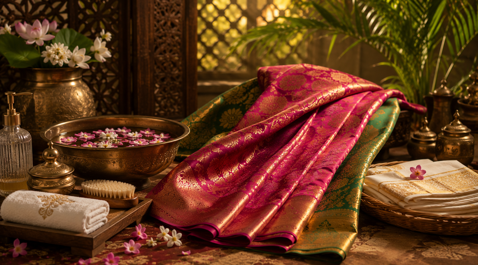 How to Care for Silk Sarees at Home — A Complete Maintenance Guide