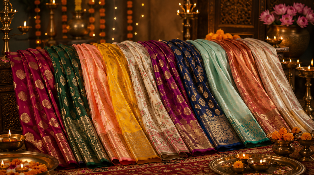 Top 10 Festive Saree Trends for 2026 (Akshaya Tritiya, Diwali & Beyond)