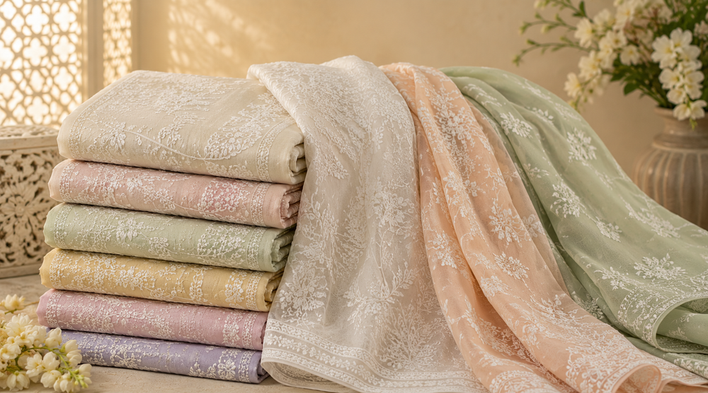 What is Chikankari Embroidery? History, 36 Stitches & How to Style It