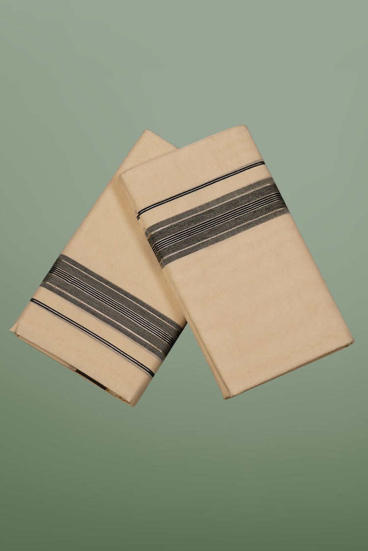 Off White Dhoti For Men