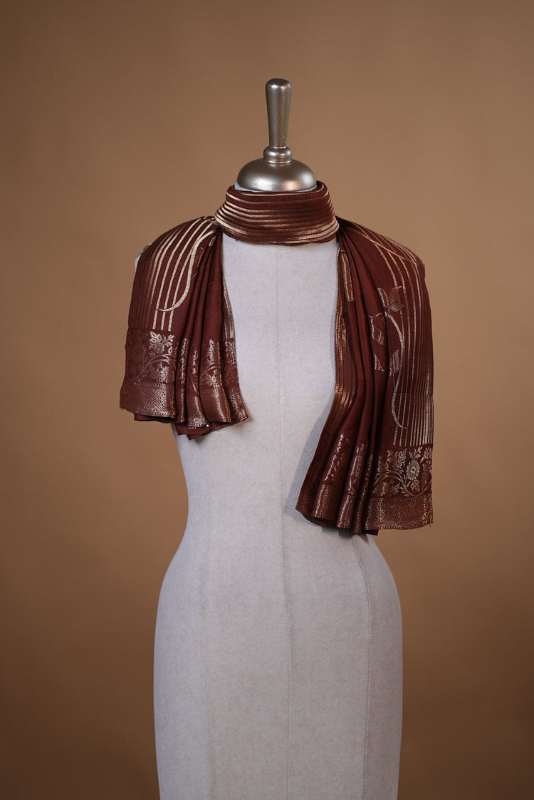 Dyed Banarasi Dupatta