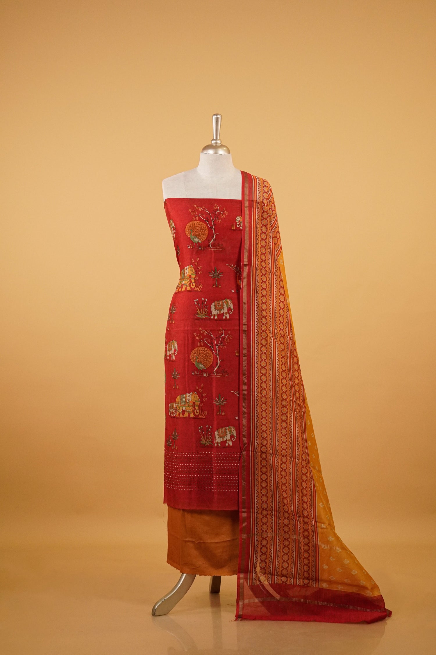Chanderi Printed Salwarset