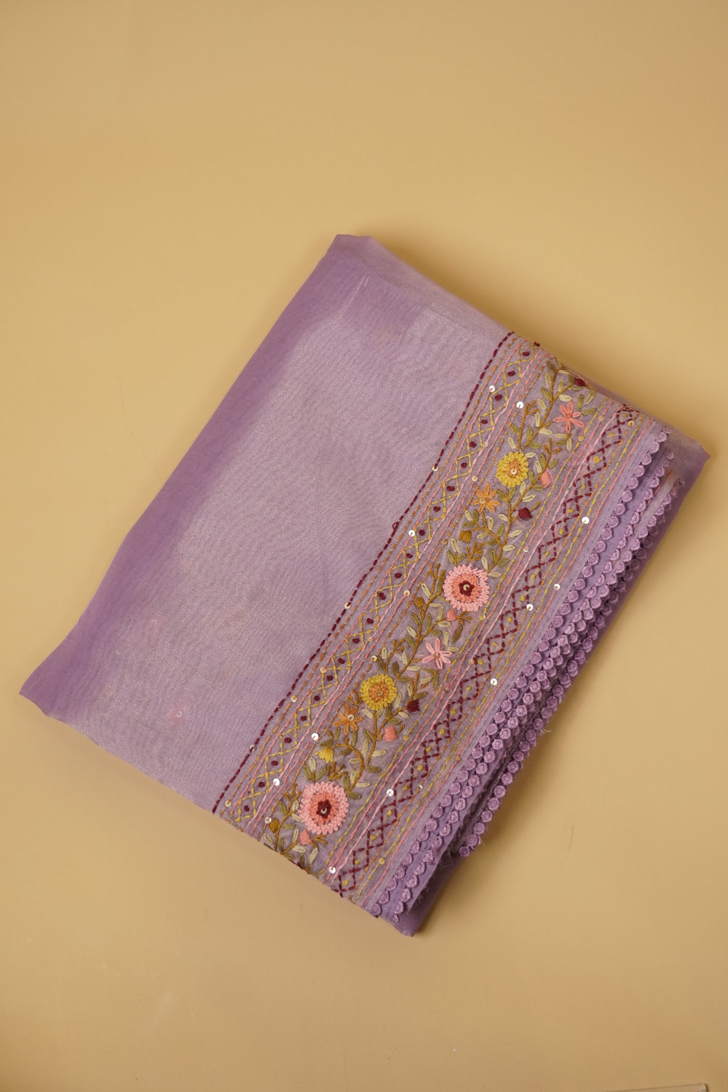 Chanderi Embroidery Sarees