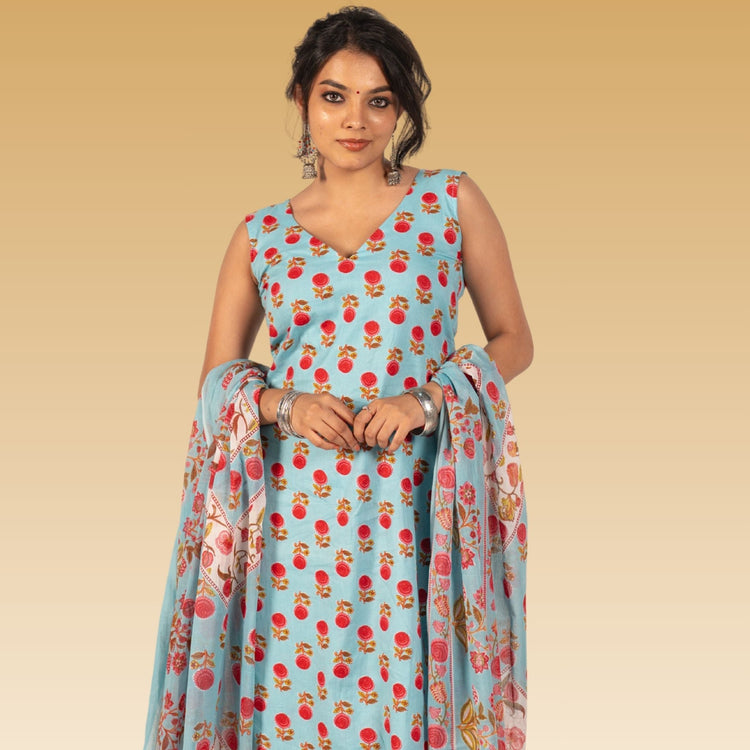 Cotton Printed Salwar Set