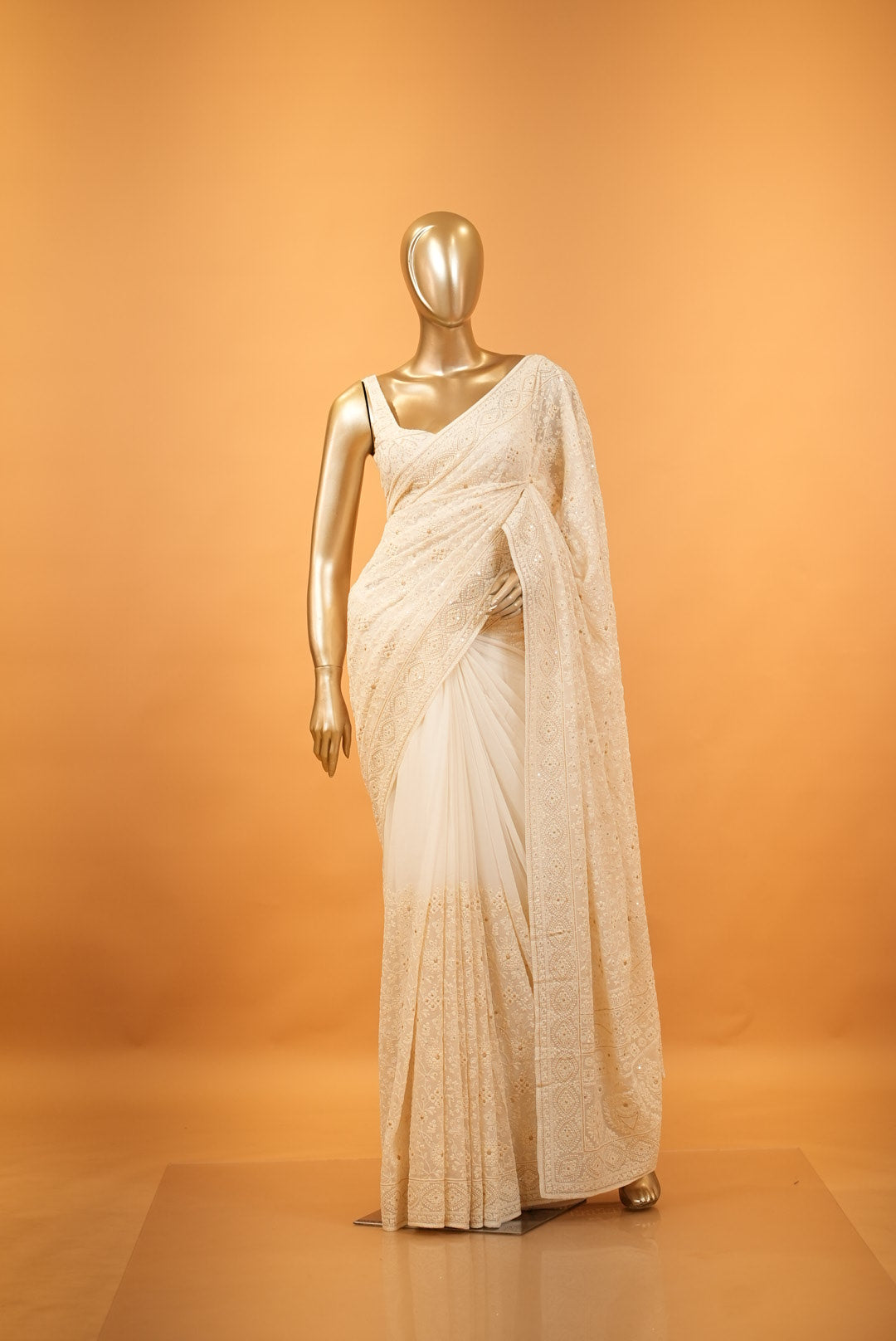 Dyeable Sarees