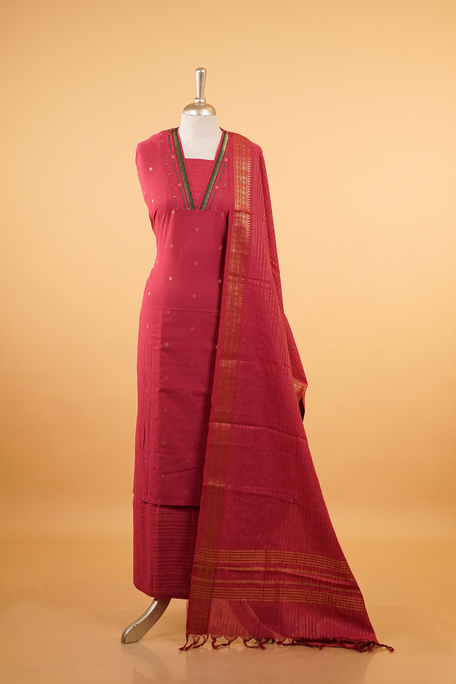 Dyed Cotton Salwarset