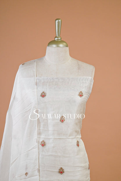 Silk Banarasi Salwar Suit AC0121