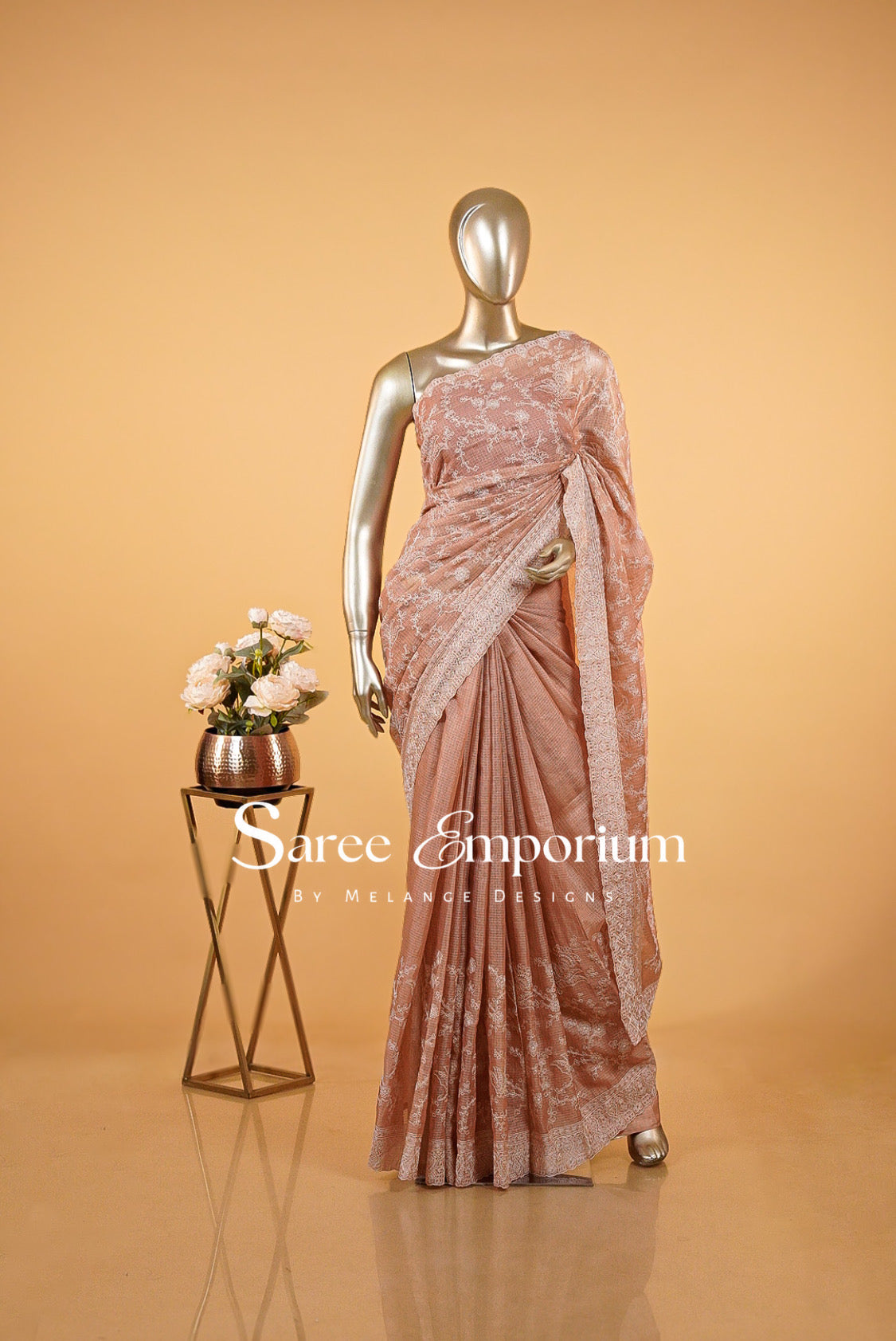 Cotta Embroidery Saree MDS0129