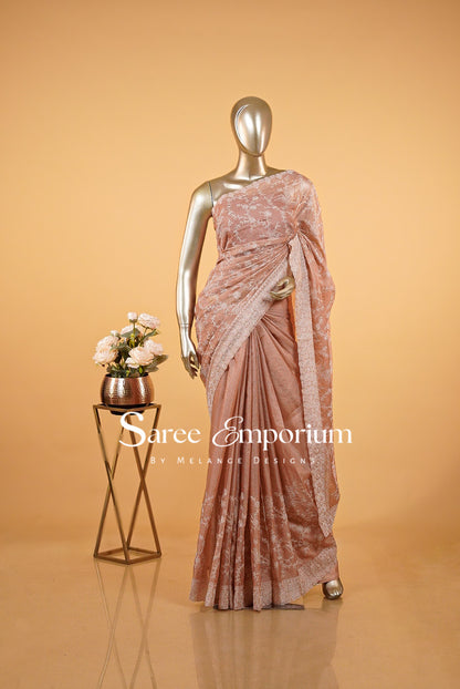 Cotta Embroidery Saree MDS0129