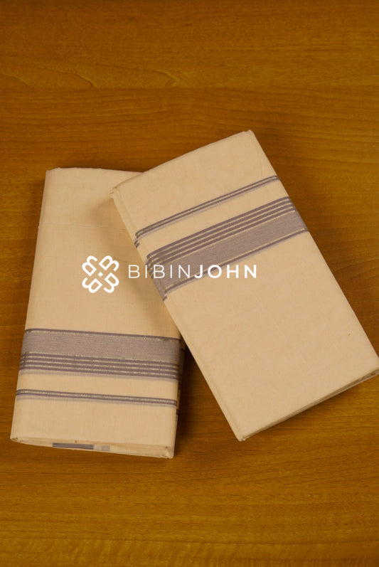 Cotton Dhoti For Men Off-White BJ1745