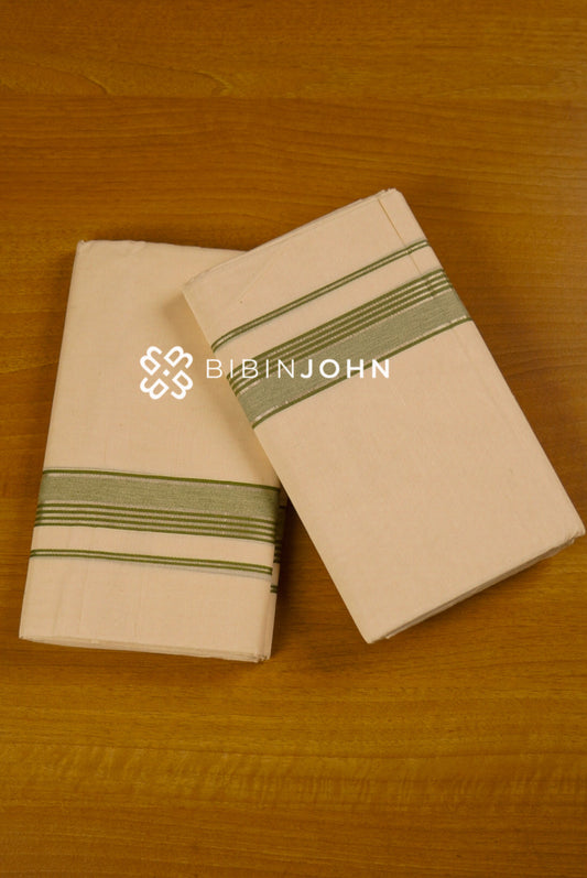 Cotton Dhoti For Men Off-White BJ1744