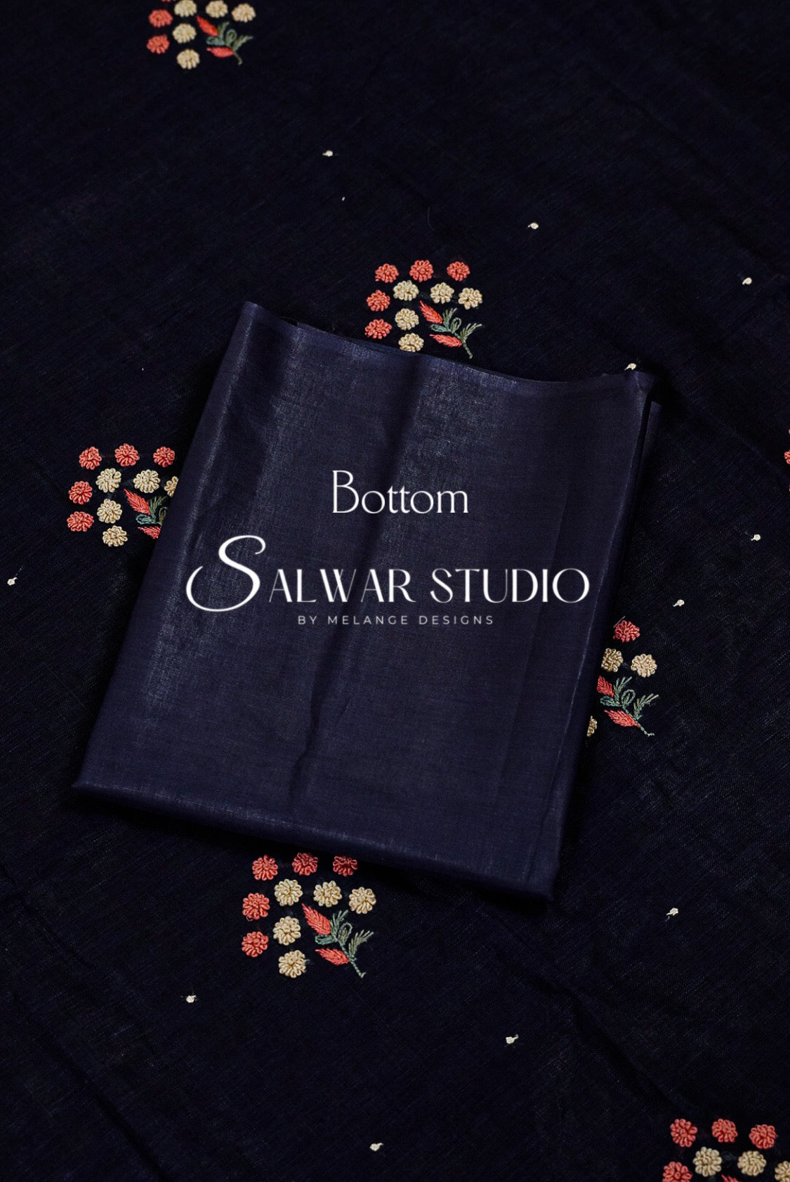 Linen Embroidery Unstitched Salwar Suits AC0063