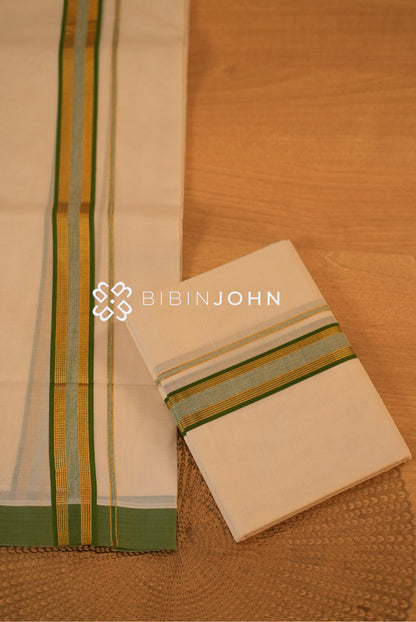 Cotton Dhoti For Men Off White BJ2325