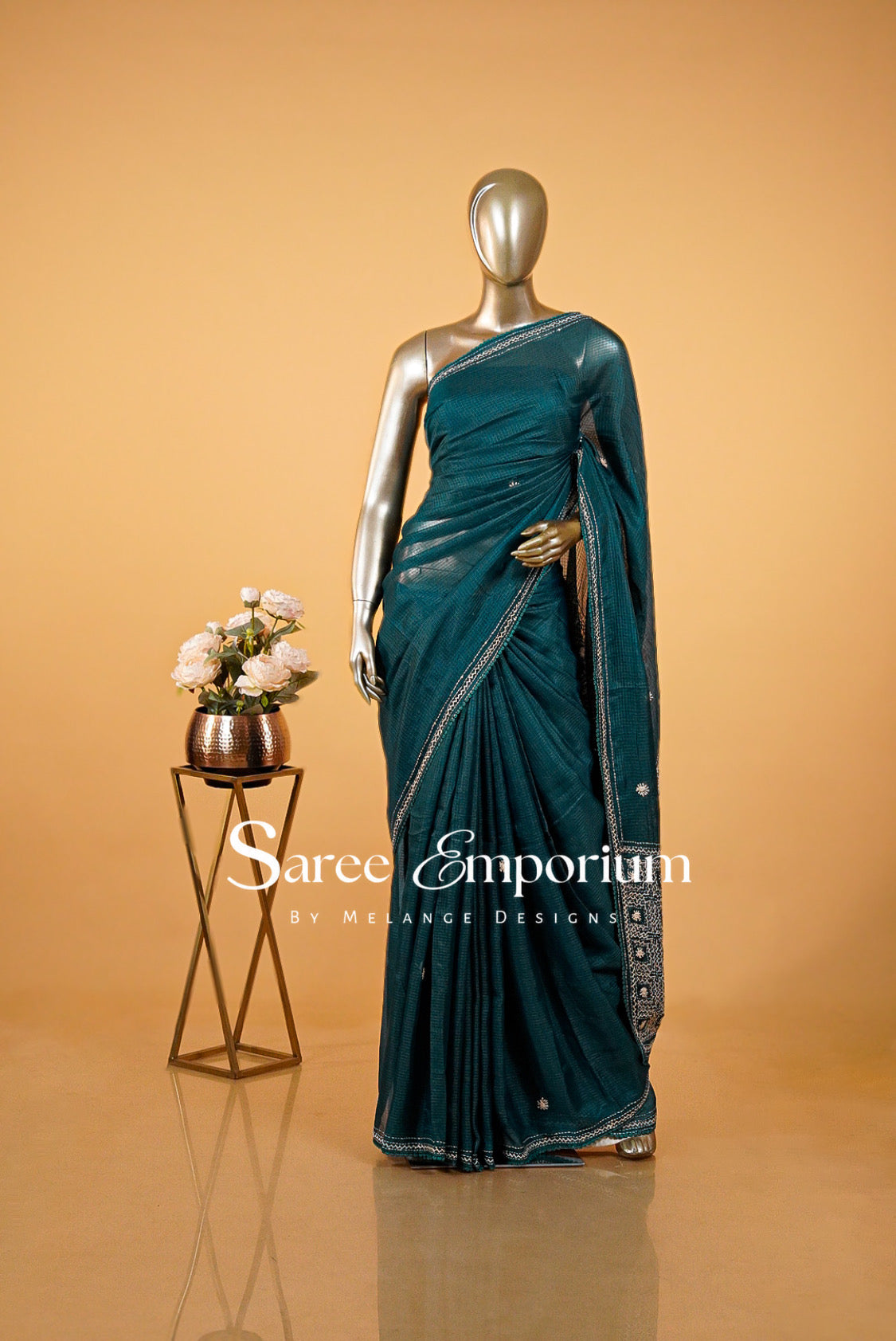 Cotta Embroidery Saree MDS0126