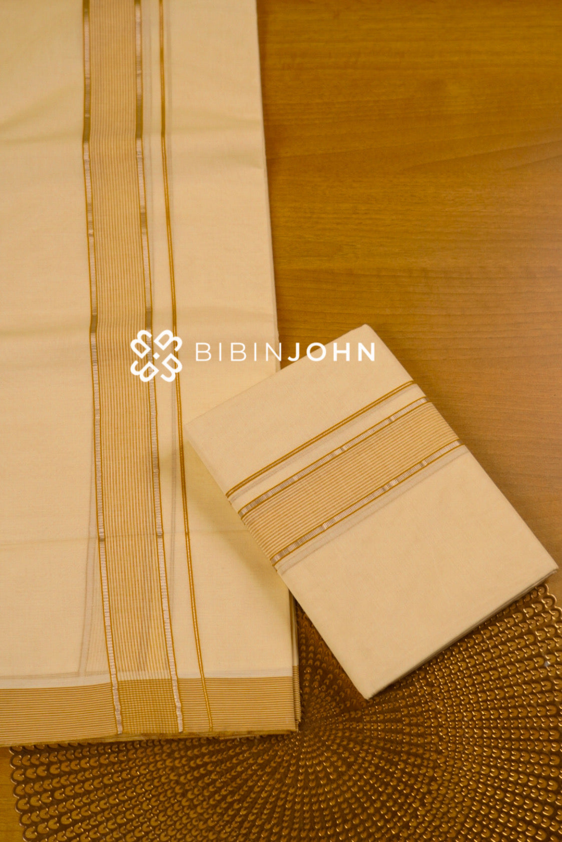 Cotton Dhoti For Men Off White BJ1760