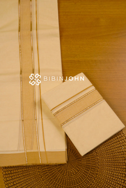 Cotton Dhoti For Men Off White BJ1760