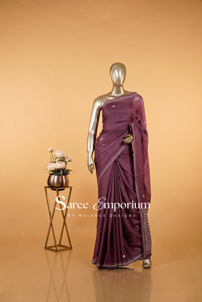 Cotta Embroidery Saree MDS0122