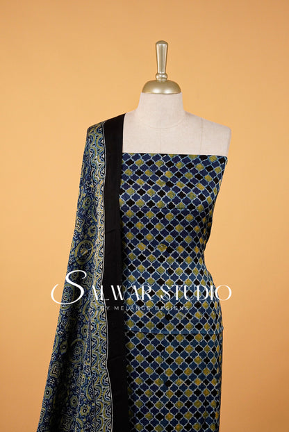 Modal Ajrakh Unstitched Salwar Suits AC0046