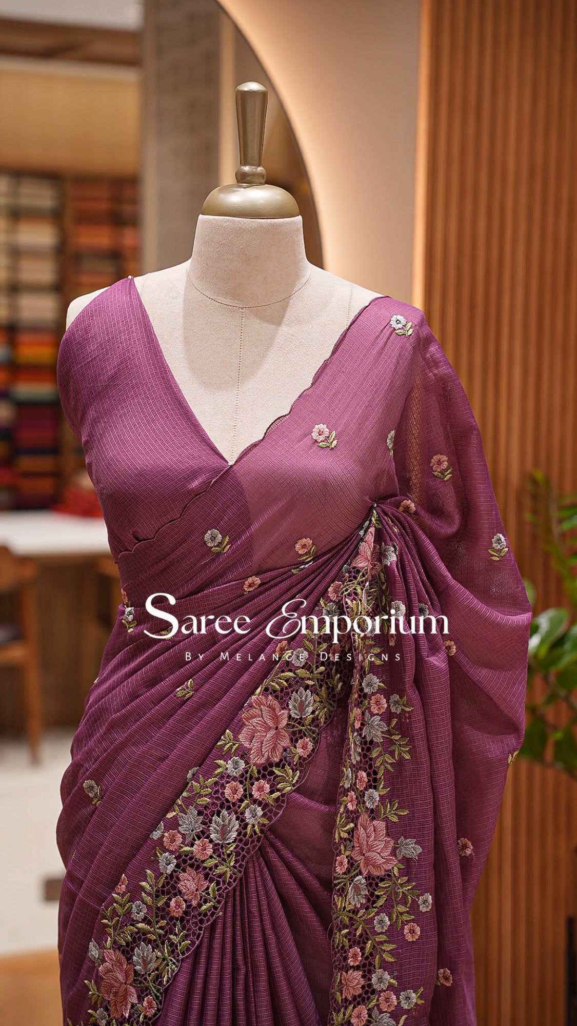 Cotta Cutwork Saree BJ0439