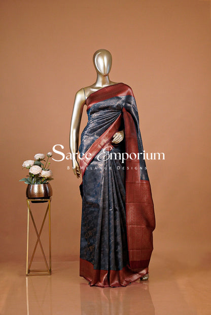 Semi Silk Saree For Women MDS0326