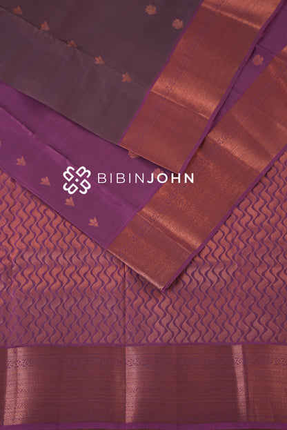 Silk Saree For Women Dusty Plum Purple BJ2345