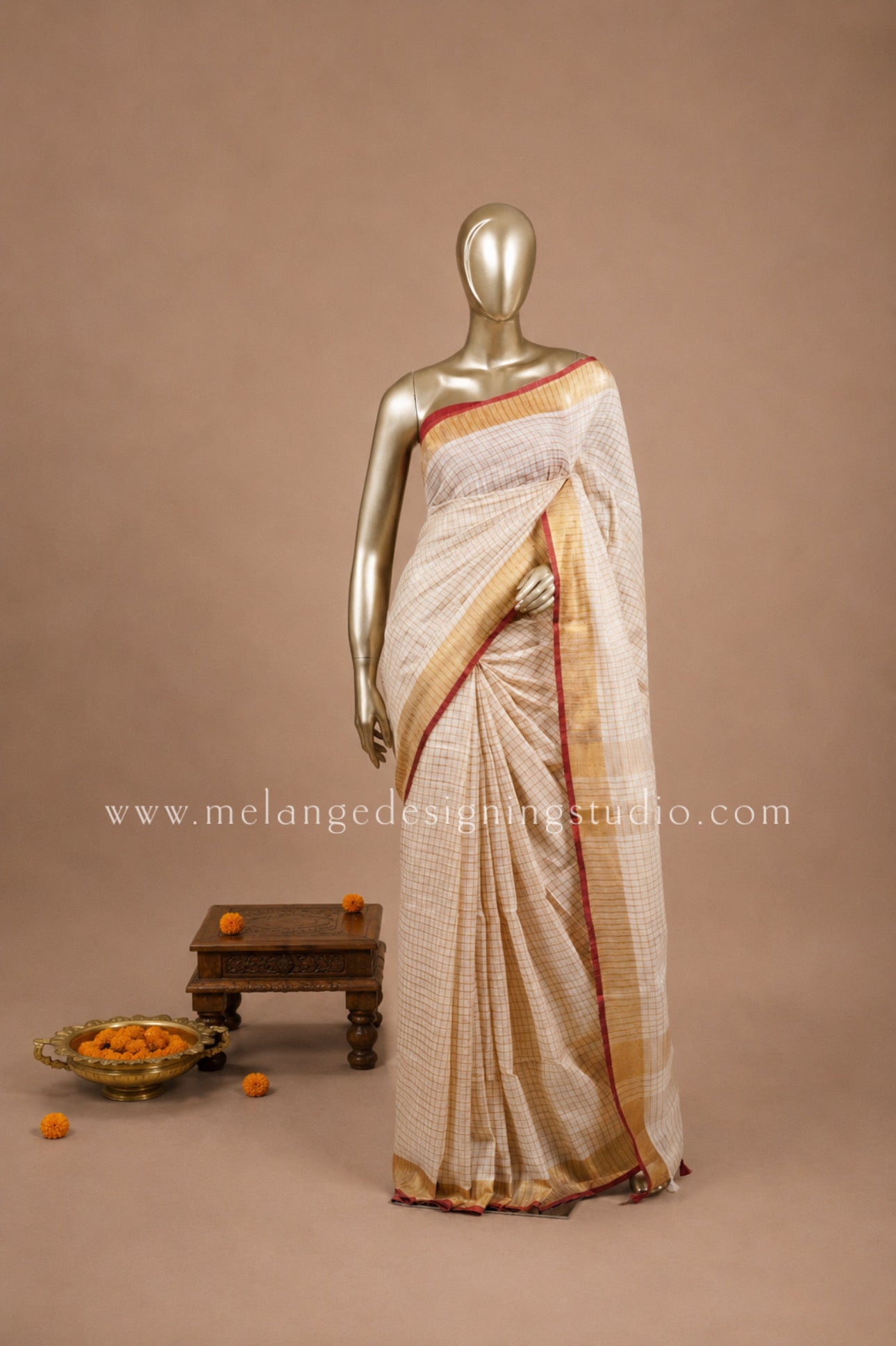 Linen Weaving Saree MDS0008