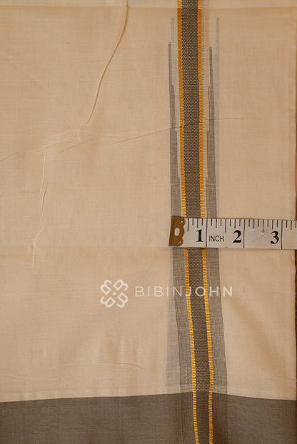 Cotton Dhoti For Men Off White BJ2283