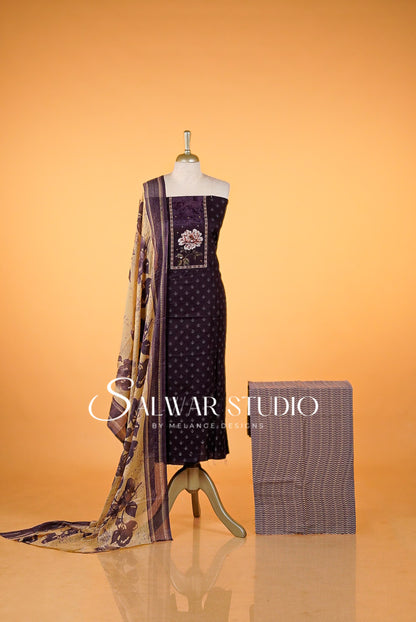 Cotton Printed Unstitched Salwar suits AC0025