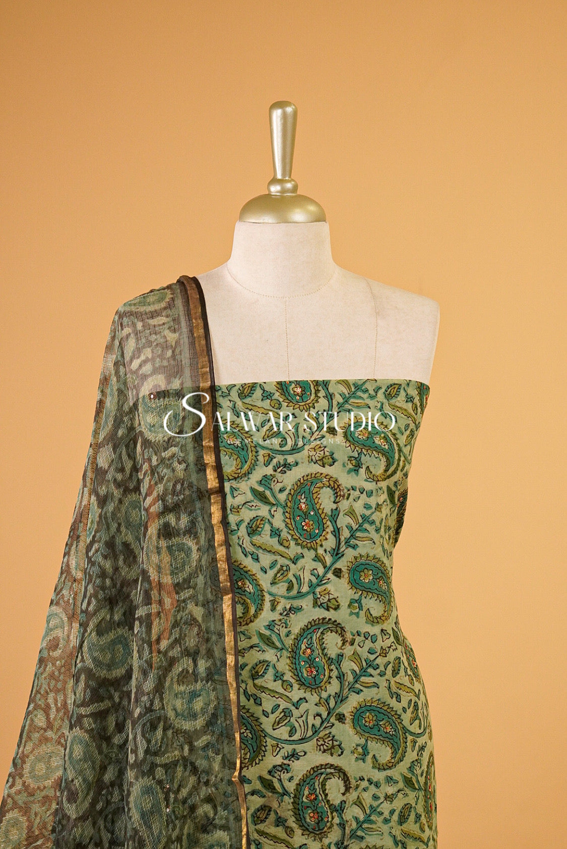 Pure Printed Cotton Unstitched Salwar Suits AC0087